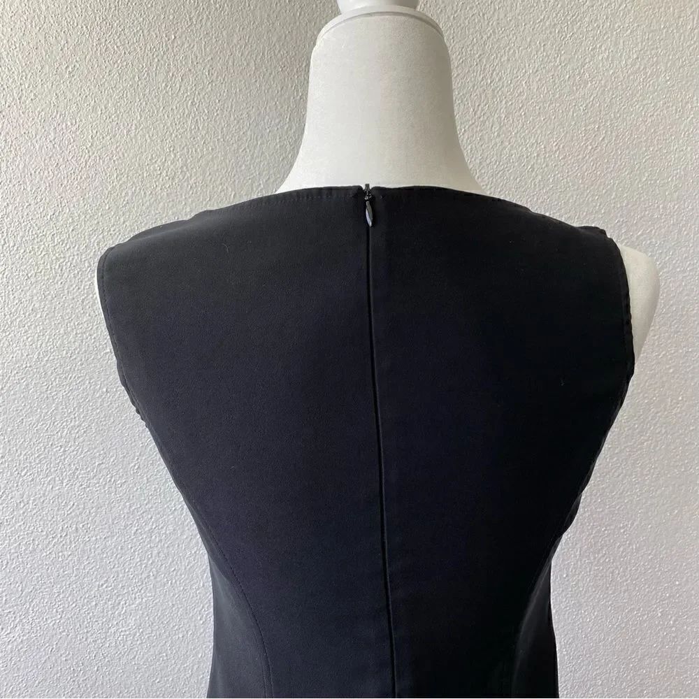 BCBGMaxAzria Little Black Dress  Sleeveless  Made in USA SZ 2 - Picture 13 of 15